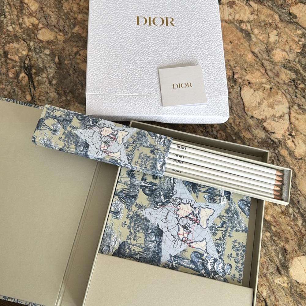 Brand new dior around the world notebook set